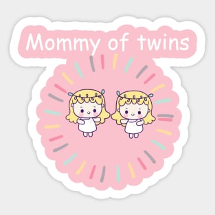 Mommy of twins Sticker